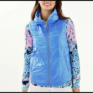 Lilly Pulitzer Palm Paradise Puffer Vest